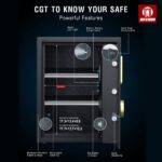 Premium Home Safe with Biometric Fingerprint Lock - Image 2